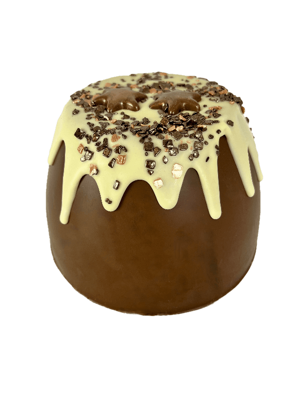 Filled Milk Chocolate Christmas Pudding, 1kg