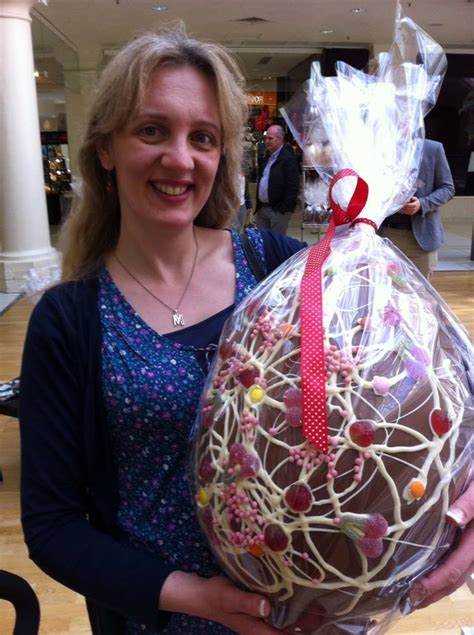 Giant Milk Chocolate Sweetie Egg, 5kg - 25 inches tall!