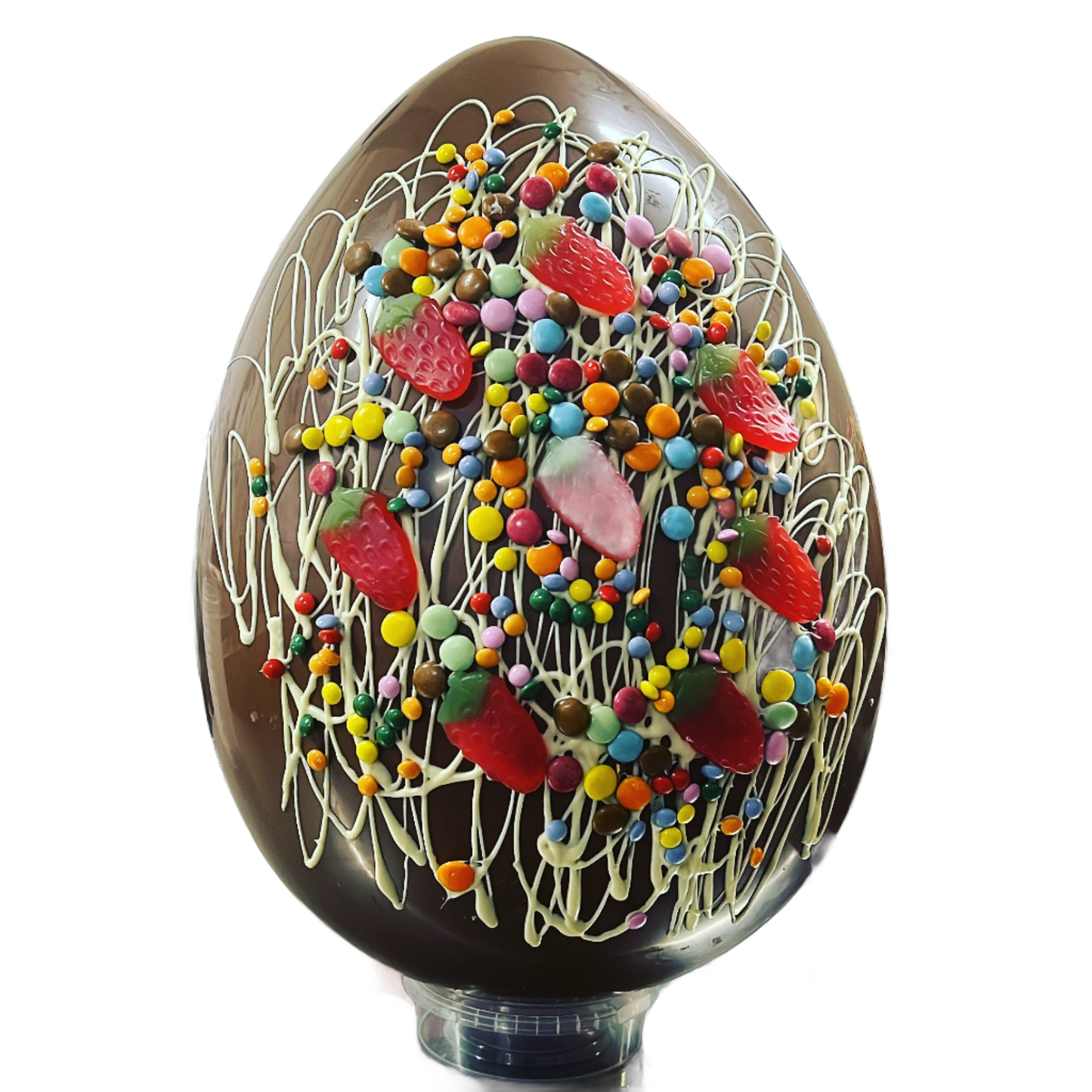 Giant Milk Chocolate Sweetie Egg, 5kg - 25 inches tall!